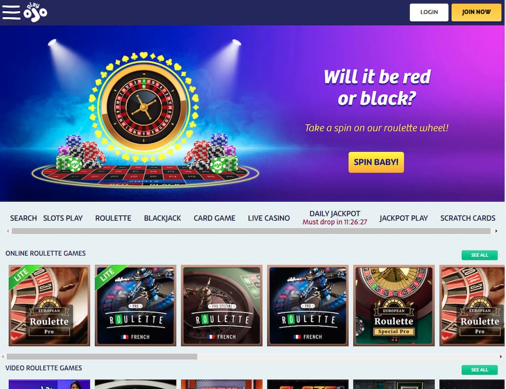 PlayOJO paypal casino