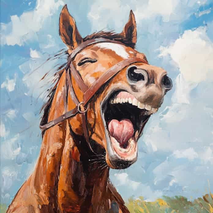 HORSE LAUGHING(2)