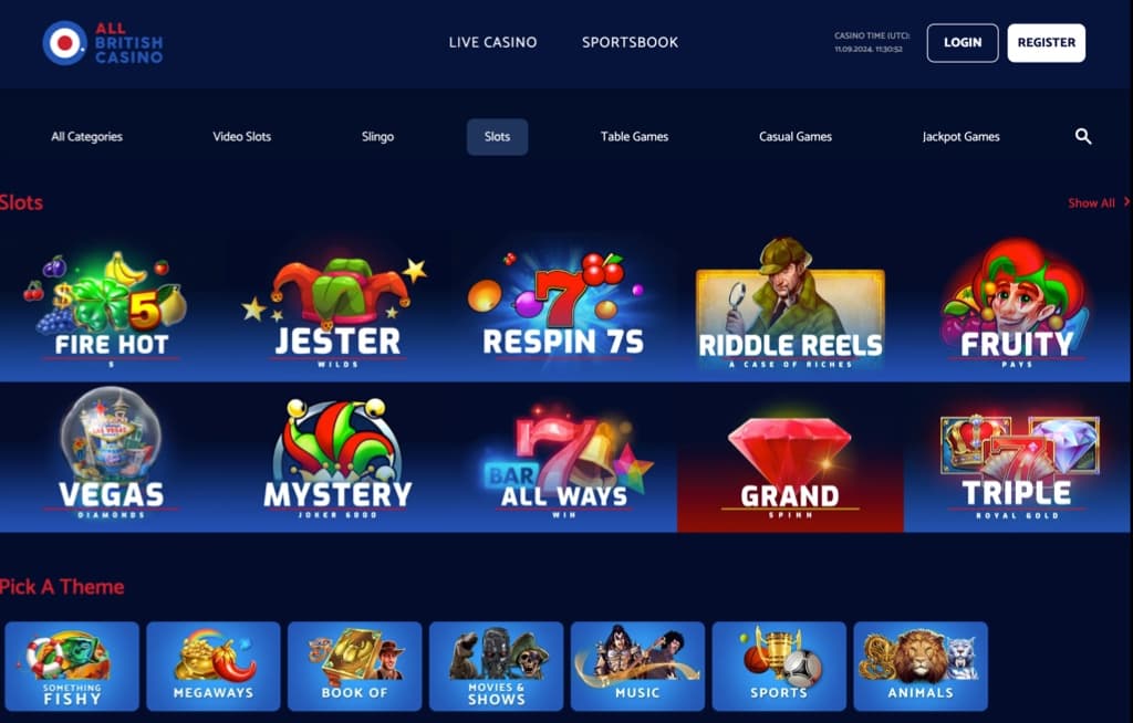 allbritishcasino slots