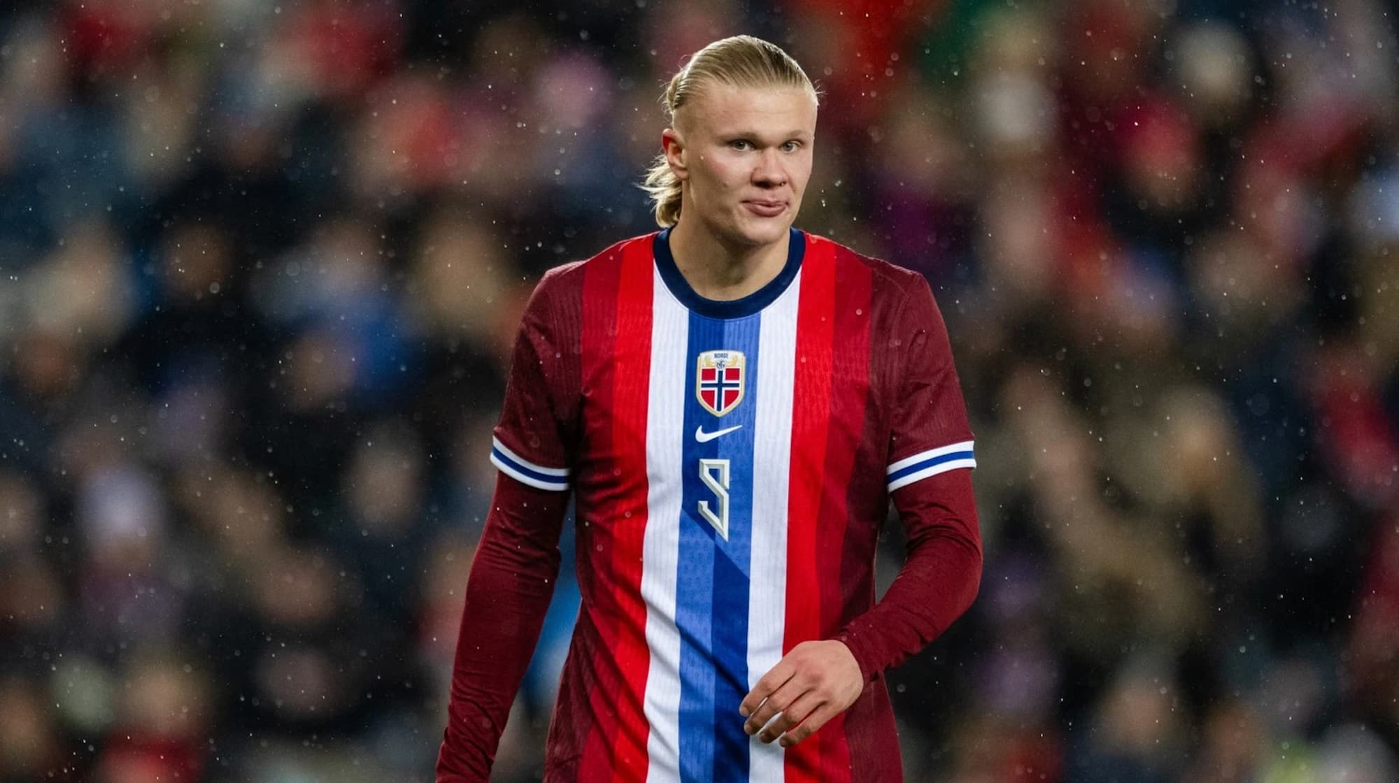 Se Erling Haaland score rekordmål for Norge