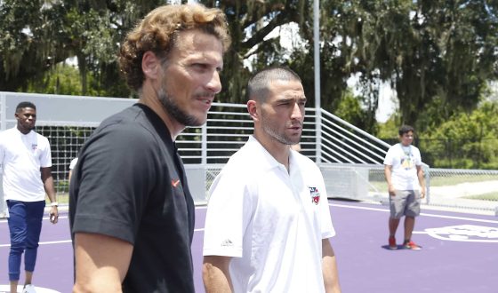 Diego Forlan Tennis Debut