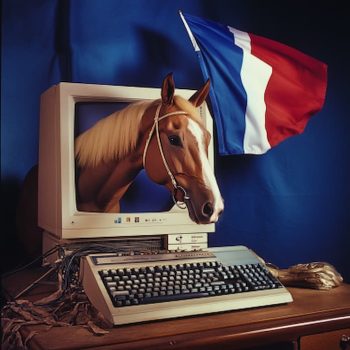 super computer french flag