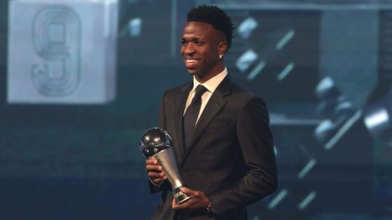 Vinicius Jr. Wins The Best FIFA Men's Player