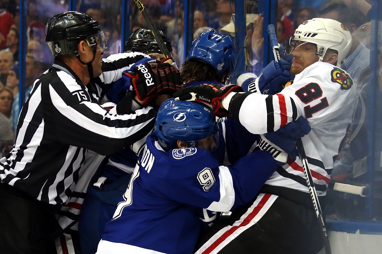 Fights and Brawls in NHL Playoffs 