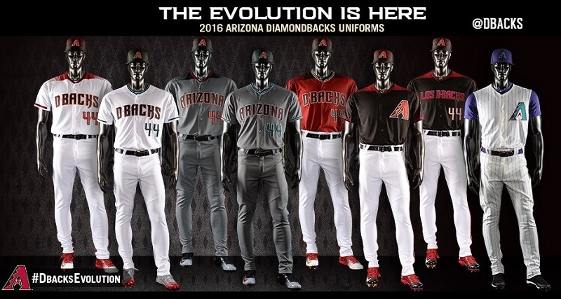 diamondbacks little league uniforms