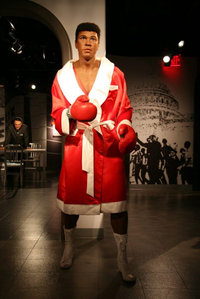 wax statue of Ali