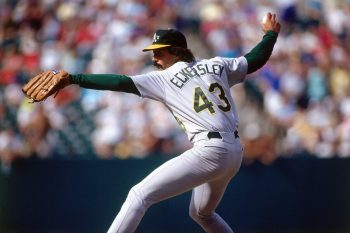 Cy Young Award winner Dennis Eckersley circa 1992