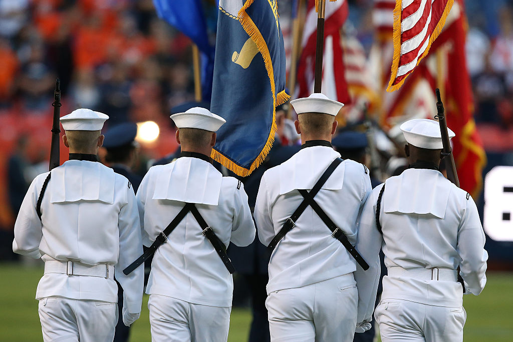 National anthem at NFL game