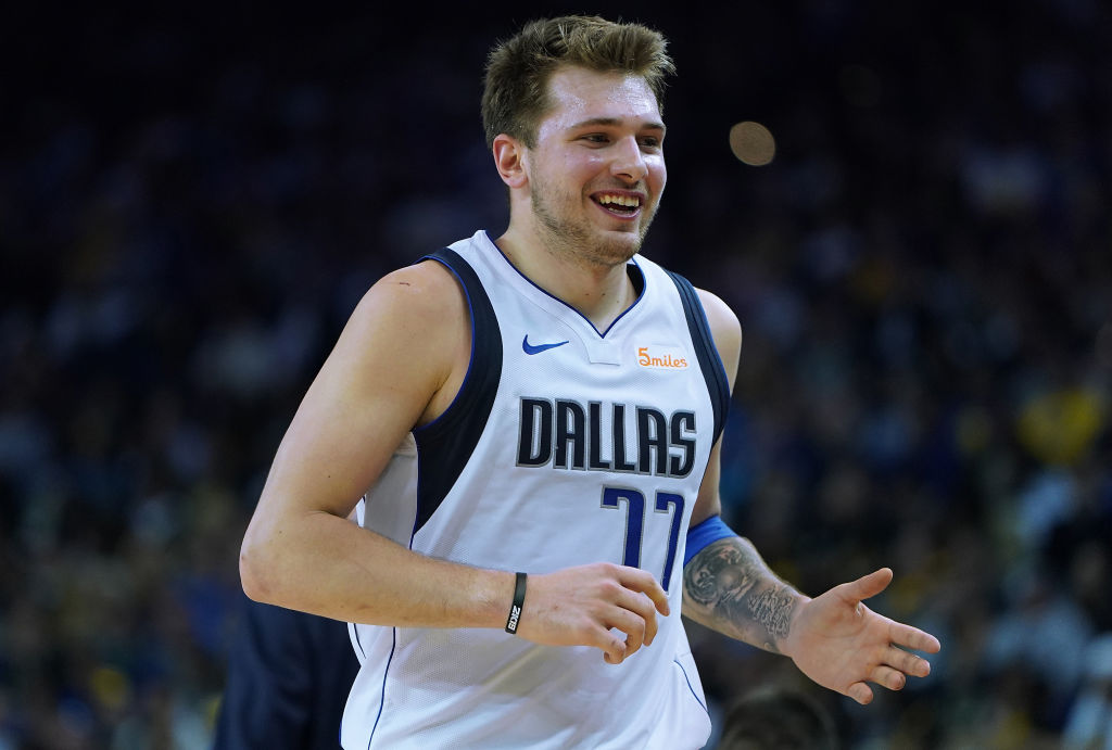 Luka Doncic is running away with the Rookie of the Year award