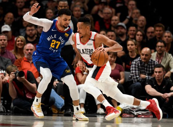 The Nuggets Jamal Murray and the Trail Blazers CJ McCollum could both be first time NBA All-Stars in 2020.