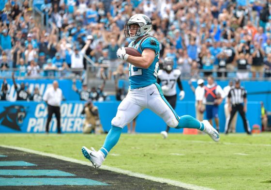 Carolina Panthers running back Christian McCaffrey is an NFL MVP candidate.