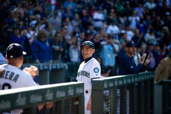 Former Seattle Mariners outfielder Ichiro Suzuki, now an instructor with the team