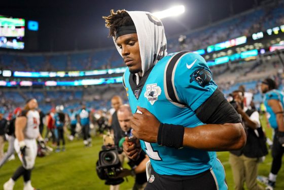 Carolina Panthers quarterback Cam Newton has struggled with a nagging foot injury.