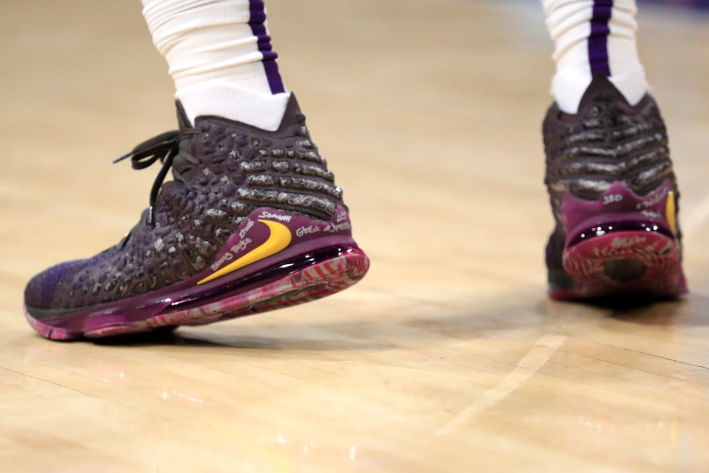The Hidden Meaning Behind All the Writing on LeBron James' Shoes
