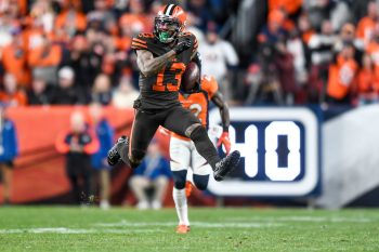 Cleveland Browns receivers Odell Beckham, Jr. and Jarvis Landry wore unacceptable cleats against the Denver Broncos.