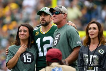 While they had a tense relationship on the field, Brett Favre and Aaron Rodgers now consider themselves friends.