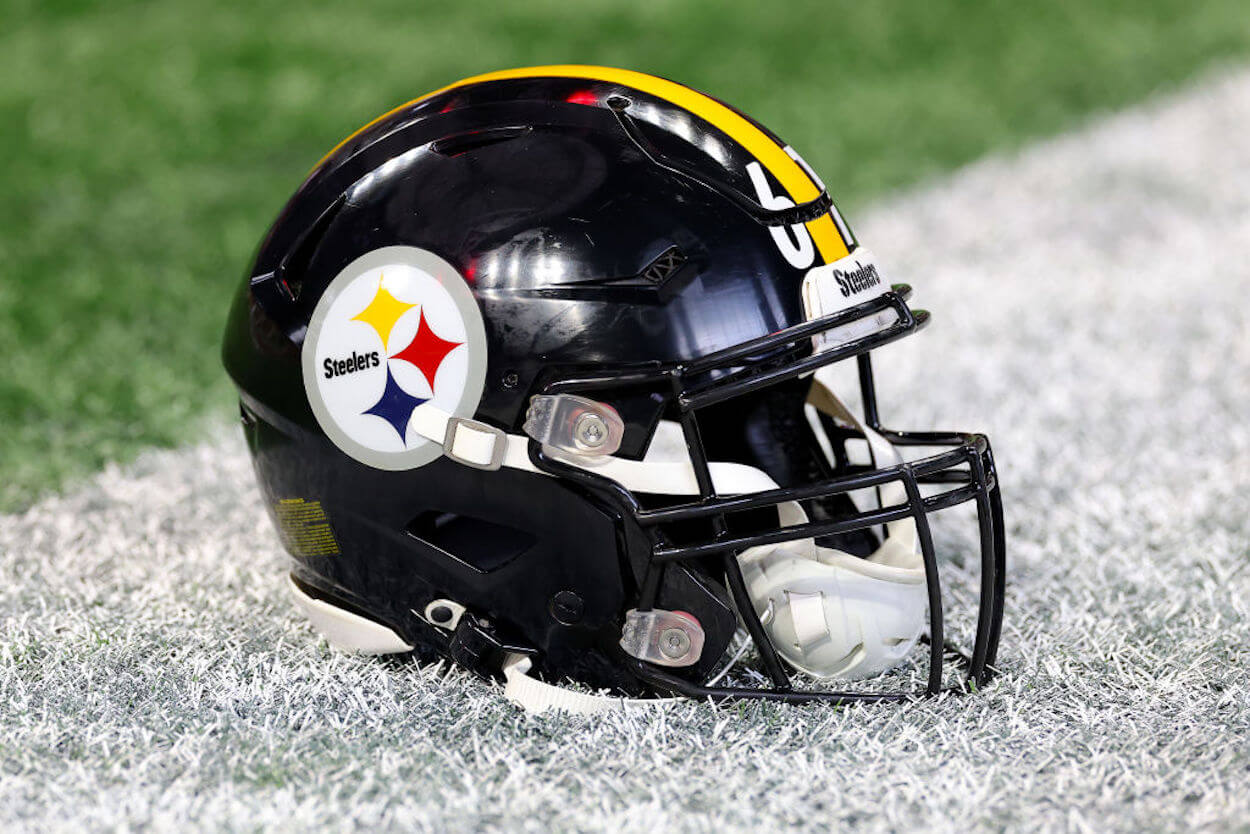 Felt like the red and blue in the logo was underutilized so I came up with  this alternate uniform concept : r/steelers