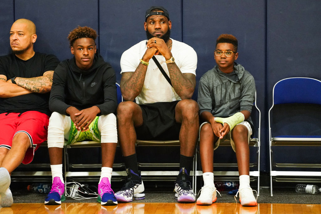 LeBron James and His 2 Sons All Share 