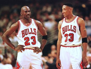 Michael Jordan and Scottie Pippen