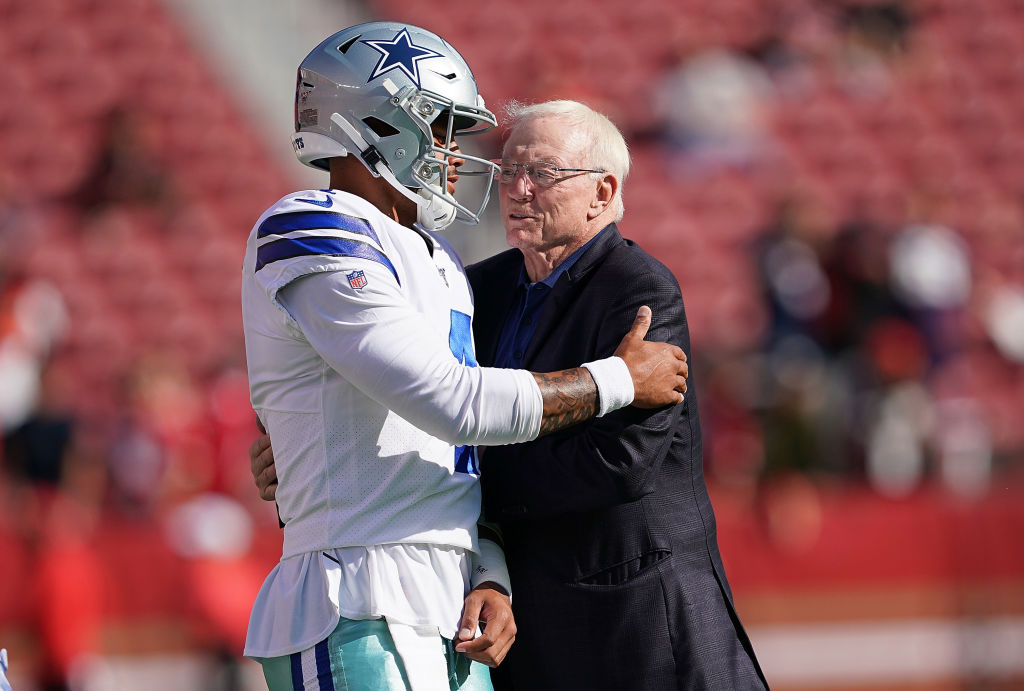 Jerry Jones Shuts Down Skip Bayless While Defending Dak Prescott