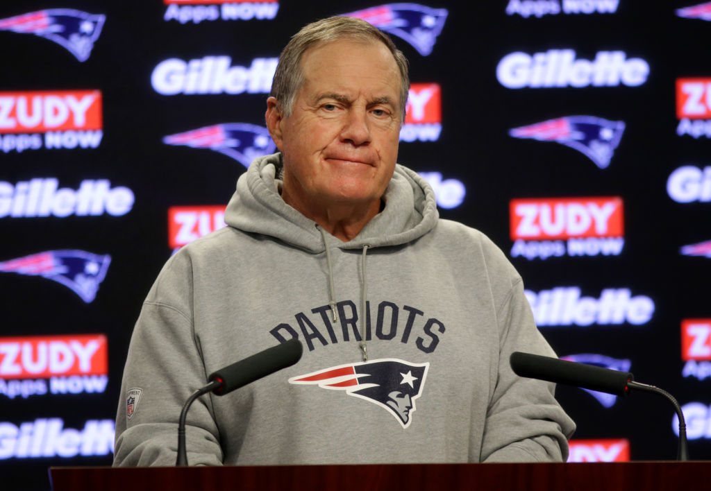 New England Patriots' Bill Belichick continues to praise former