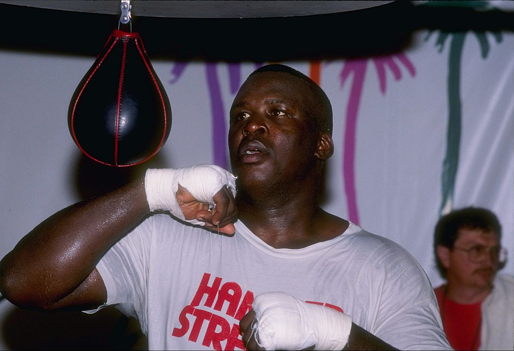 Buster Douglas shares life lessons, skills with young boxers