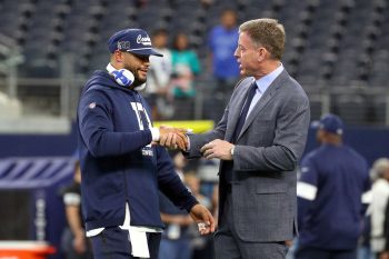 Troy Aikman believes that Dallas Cowboys quarterback Dak Prescott earned a new contract, not a franchise tag.