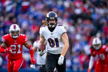 Hayden Hurst of Baltimore Ravens