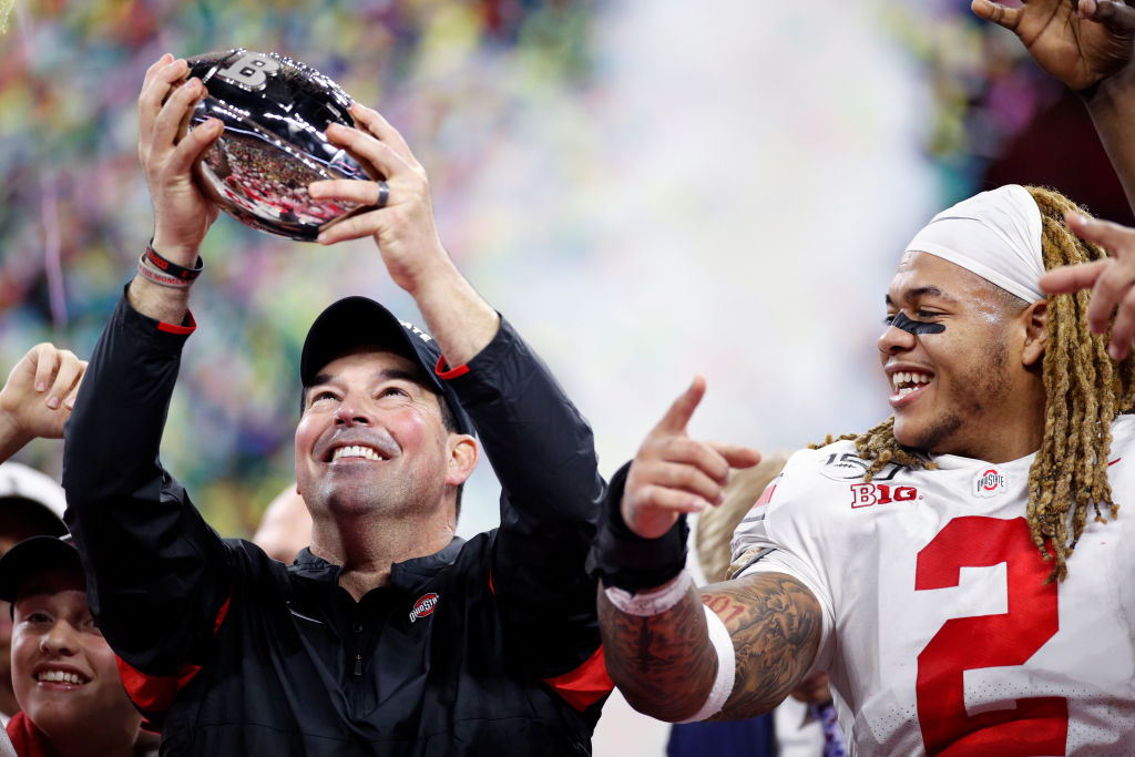 Where does Ohio State football coach Ryan Day's 2021 salary rank nationally  and in the Big Ten? 