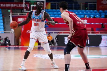 Tacko Fall plays in China