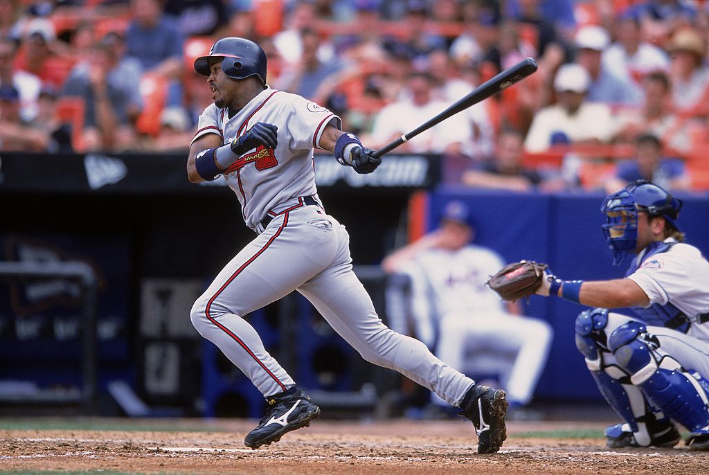 25 Brian Jordan Atlanta Braves 1999 Pacific Paramount Baseball