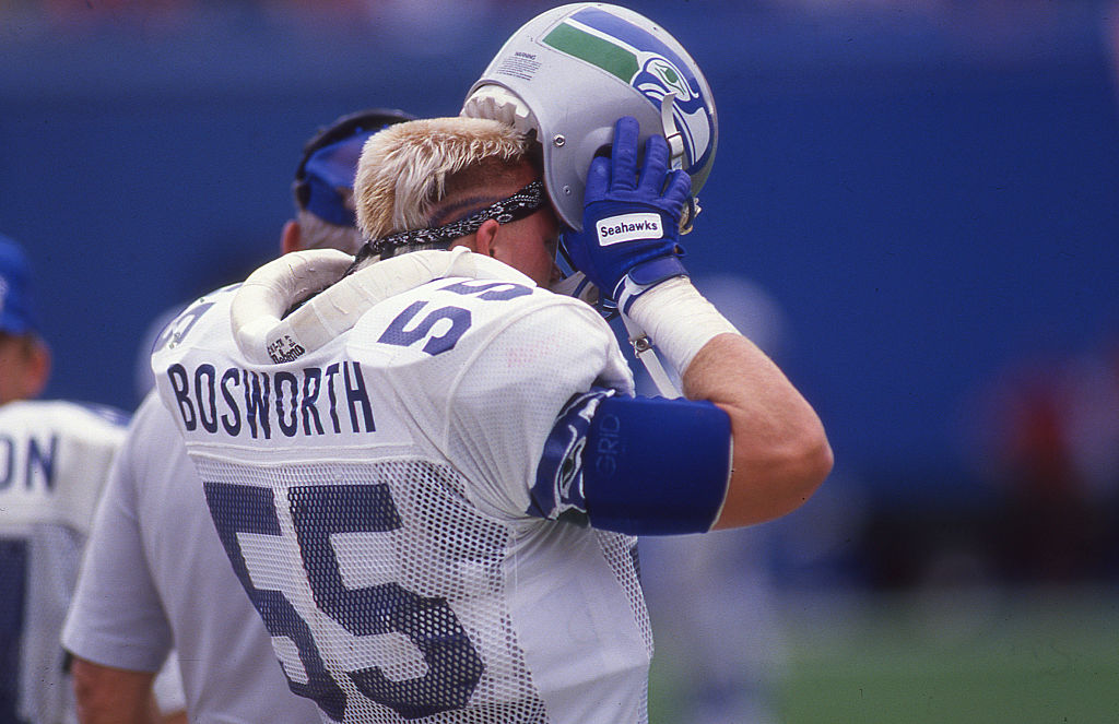 1988 Brian Bosworth Game-Worn Seahawks Home Jersey