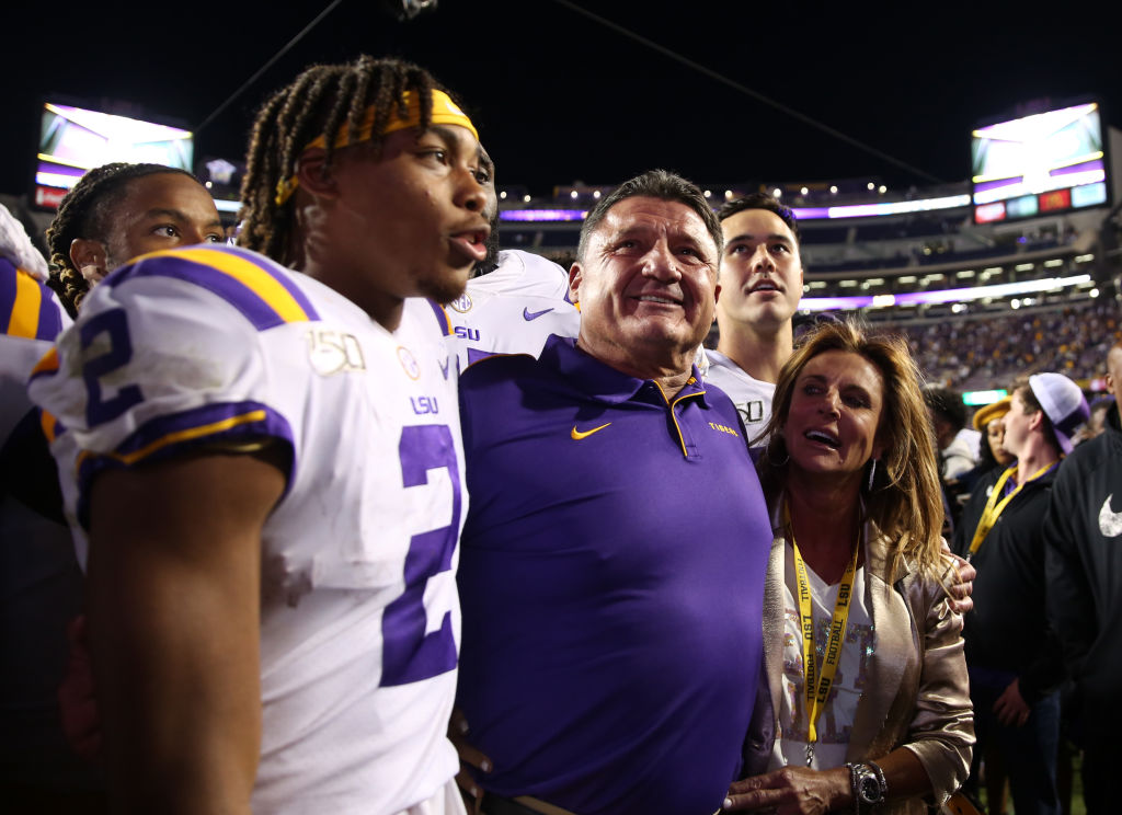 LSU football coach Ed Orgeron files for divorce