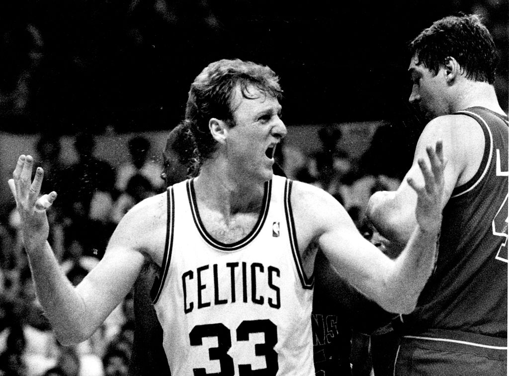 Detroit Pistons Vs. Boston Celtics At Boston Garden