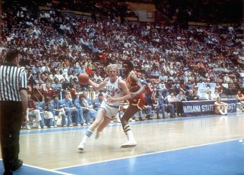 Larry Bird joined the Indiana State baseball team to prove he was a real man.