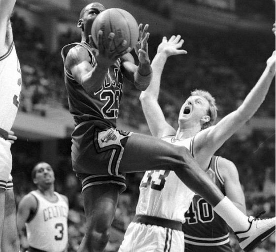 Larry Bird Michael Jordan