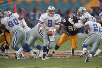 Troy Aikman led the Dallas Cowboys to three Super Bowl titles.