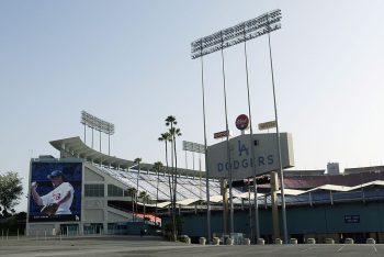 Exterior view Dodger Stadium