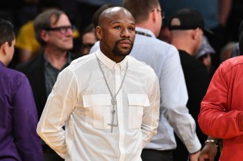 Celebrities At The Los Angeles Lakers Game