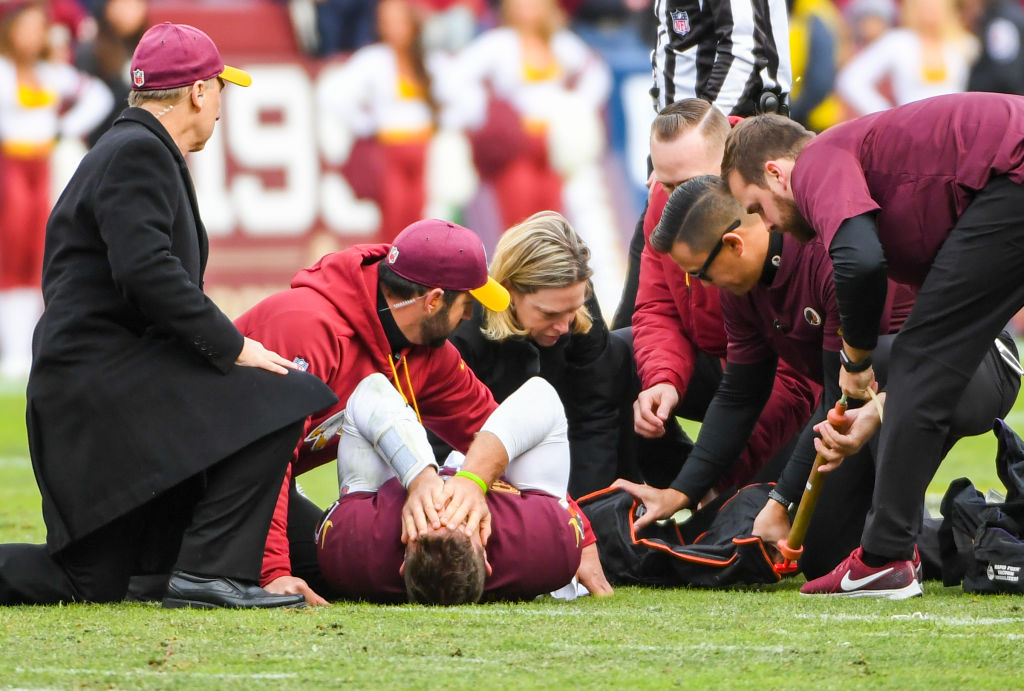 Alex Smith hurt on anniversary of Joe Theismann injury