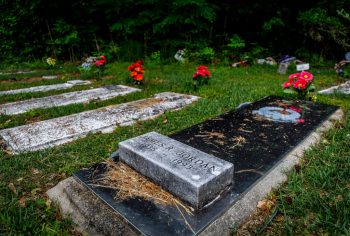 The burial site of Michael Jordan's father, James Jordan