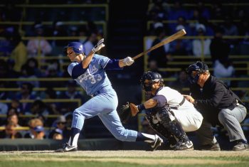 Kevin Seitzer swings