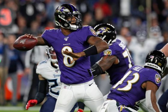 Baltimore Ravens quarterback Lamar Jackson needs to eat shrimp Alfredo before taking the field.