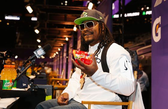 Seattle Seahawks running back Marshawn Lynch famously loves Skittles.