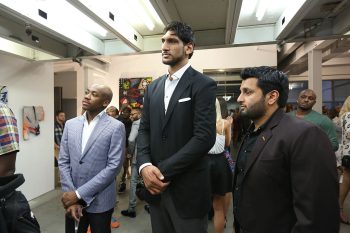 NBA draft prospect Satnam Singh in 2015