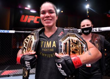 Amanda Nunes holds two separate UFC titles, but could surrender both belts sooner than you'd think.