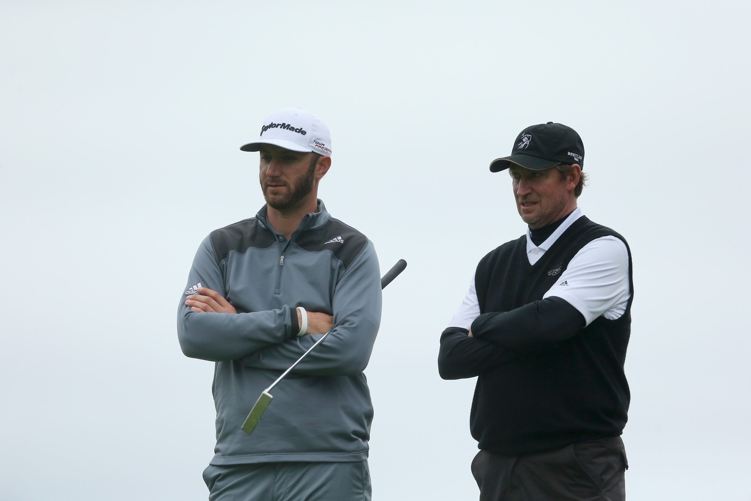 Wayne Gretzky helped Dustin Johnson take his golf career to the next level.