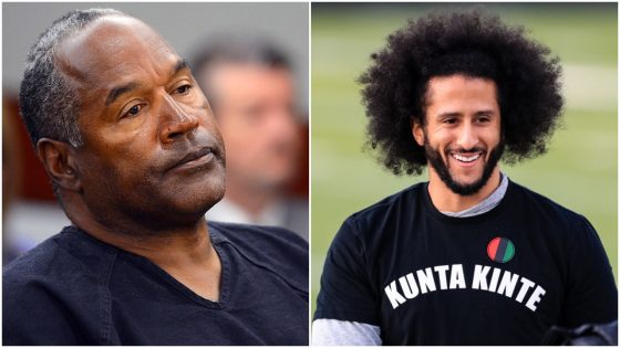 O.J. Simpson Colin Kaepernick