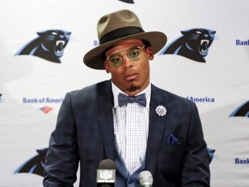 Why does Cam Newton use such an unconventional font on Instagram?