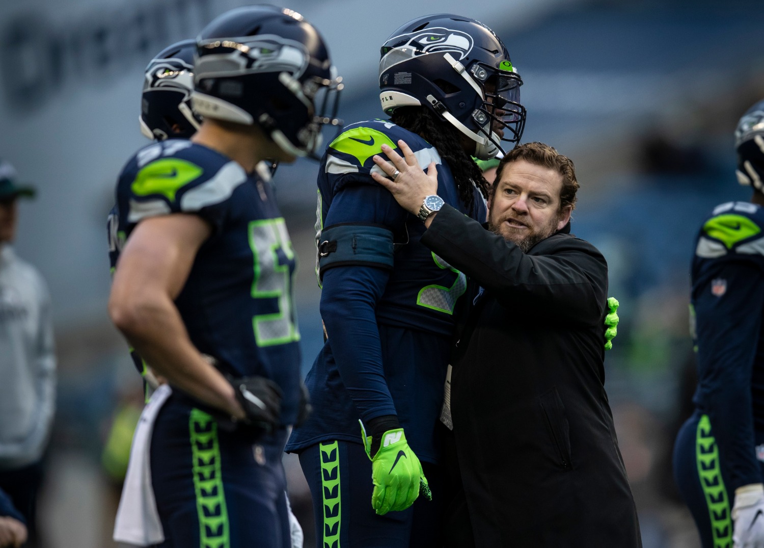 John Schneider says Seahawks' defensive rebuild 'coming along' but not done